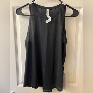 Lululemon high neck run and train tank